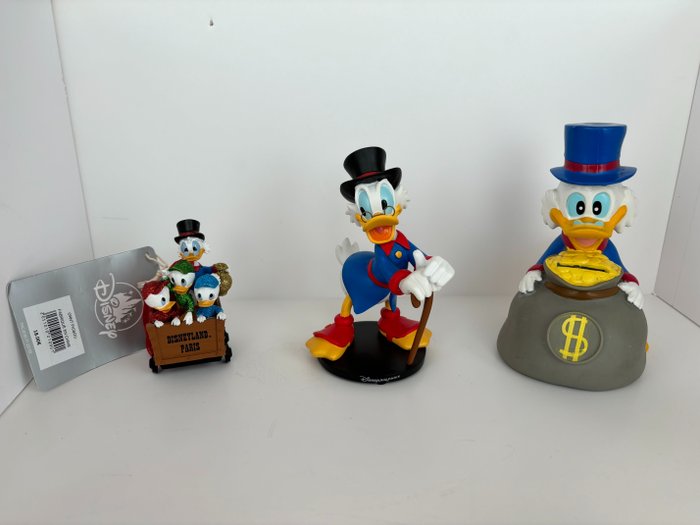 Uncle Scrooge - 3 Figurine - Disneyland Paris u.a.