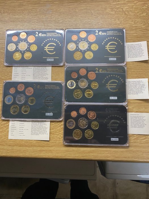 Europa. Series (1 Cent - 2 Euro) (6 series)  (Ohne Mindestpreis)
