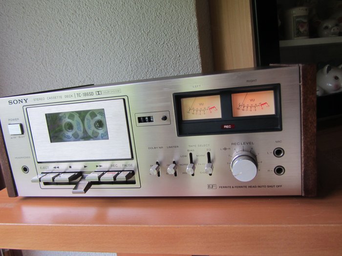Sony - tc-186sd Leitor gravador de cassetes