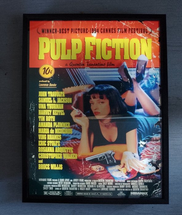 Tarantino - Pulp Fiction - Light boxes with Poster Art (30x40 cm)