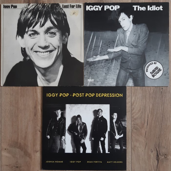 Iggy Pop - Lust For Life / The Idiot / Post Pop Depression - Flera titlar - LP - 1977