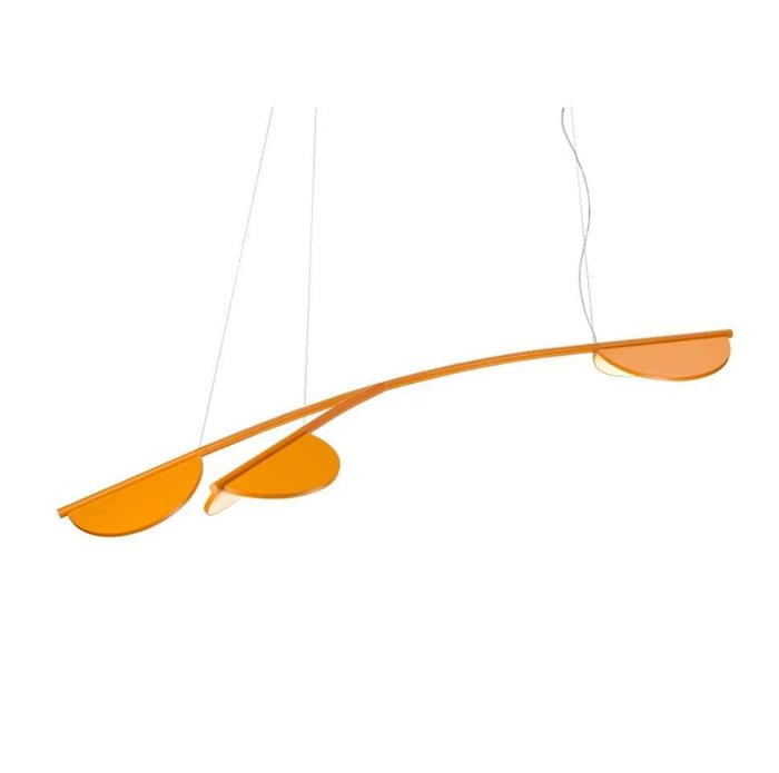 Flos - Patricia Urquiola - Hanging lamp - Almendra Organic S3 Y SHORT - Aluminium