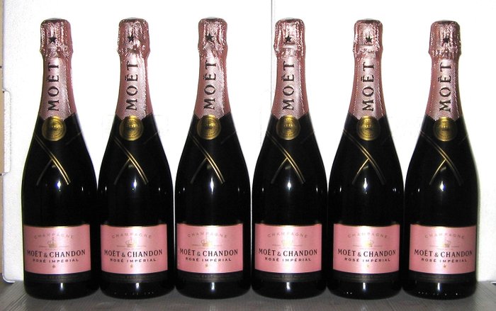 Moët & Chandon, Moët & Chandon Impérial Rosé - 香槟地 Brut - 6 Bottles (0.75L)