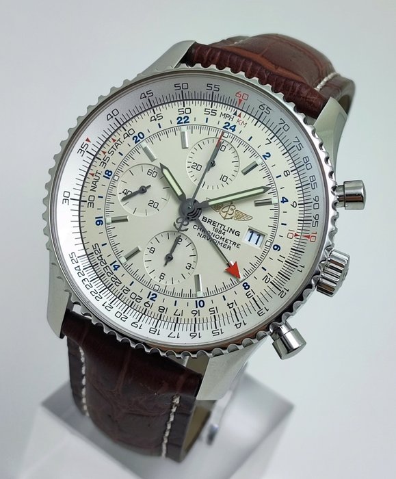 Breitling - Navitimer World GMT Chronograph - Ref. A24322 - Miehet - 2011-nykypäivä