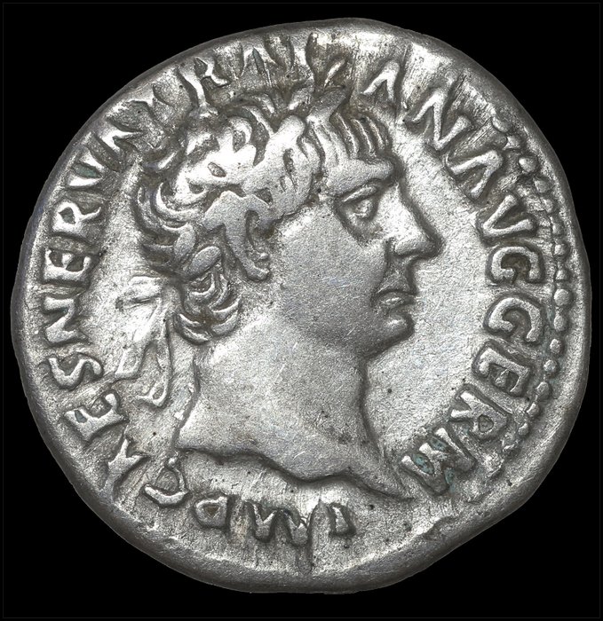 Império Romano. Trajano (98-117 d.C.). Denarius Rome - Abundantia