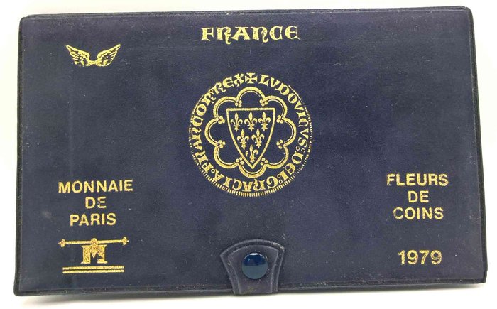 Frankrike. Year Set (FDC) 1979 (10 monnaies)  (Utan reservationspris)