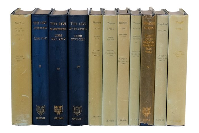 Titi Livi, Homeri, Xenophontis, Vergili - Oxford Classical Texts - Greek & Latin authors - 11 books - Scriptorum Classicorum Bibliotheca - 1958-1962