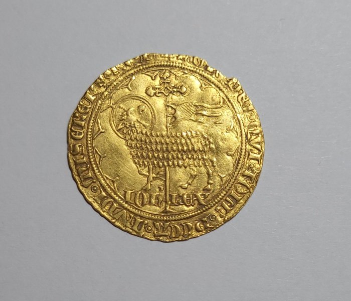 France. Jean II le Bon (1350-1364). Mouton d'or