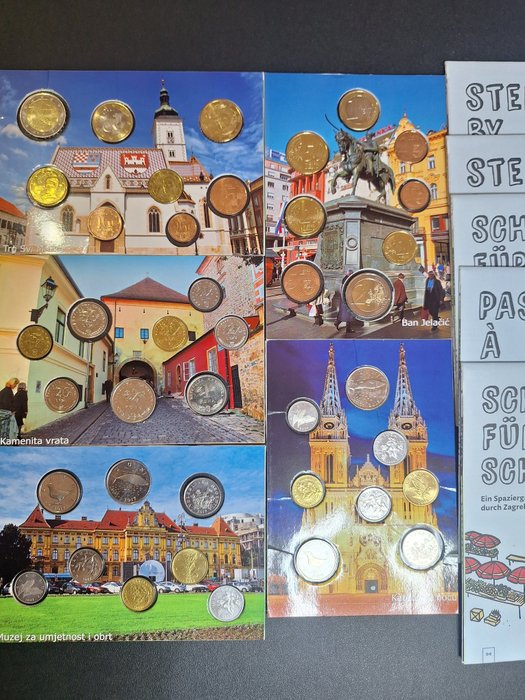 Kroatien. A Lot of 5x UNC Year Sets, all different  (Ohne Mindestpreis)
