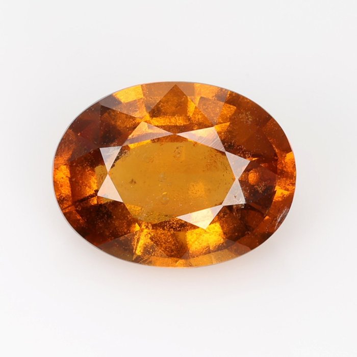 (No-Reserve) - (Fine Color Quality) - [Vivid Orange] Hessonite - 1.70 ct
