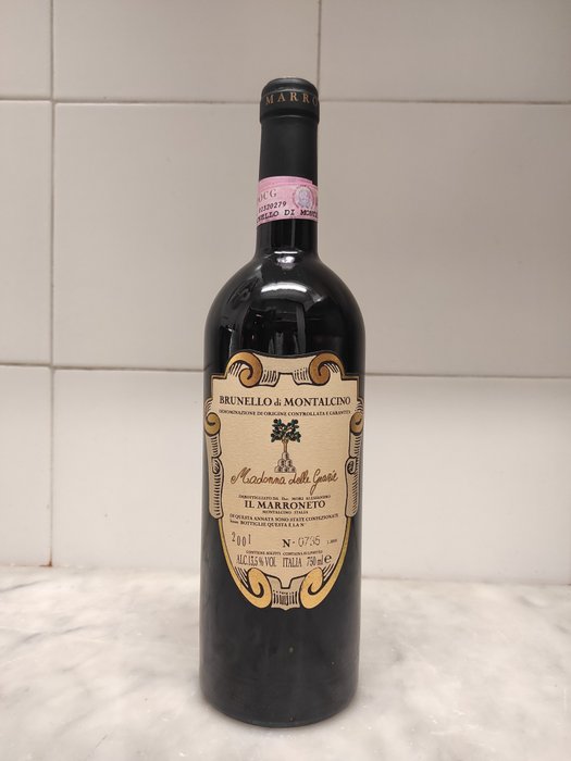 2001 Il Marroneto, Madonna delle Grazie - Brunello di Montalcino DOCG - 1 Bottle (0.75L)