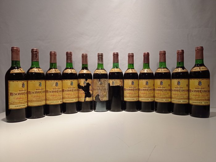 1958 Martínez Lacuesta - 里奥哈 Reserva Especial - 12 Bottles (0.75L)