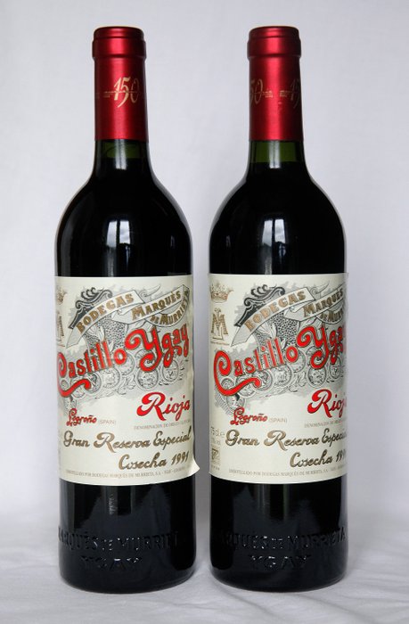 1991 Marqués de Murrieta, Castillo Ygay - Rioja Gran Reserva Especial - 2 Flasker (0,75 L)