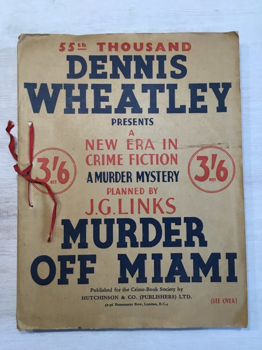 Dennis Wheatley - Murder off Miami - 1936