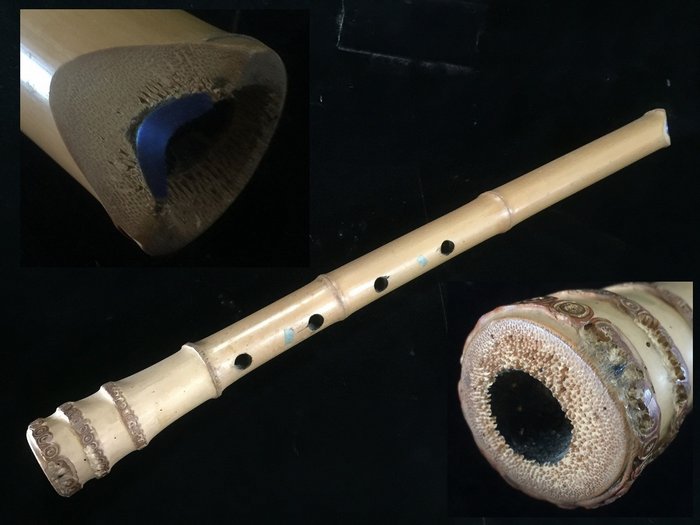 SHAKUHACHI / Japanese Vintage Bamboo Flute -  - Shakuhachi - Japonia  (Bez ceny minimalnej
)
