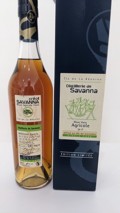Savanna 2002 - Single Cask Calvados  - b. 2010 - 50 cl