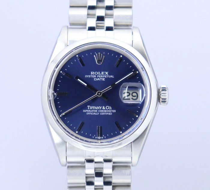 Rolex - Oyster Perpetual Date TIFFANY & CO. - Senza Prezzo di Riserva - 1500 - Unisex - 1960-1969