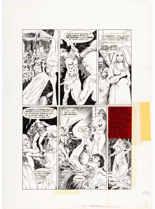 Maroto, Esteban - 1 Original page - Vampirella - Warren #41 - 1975