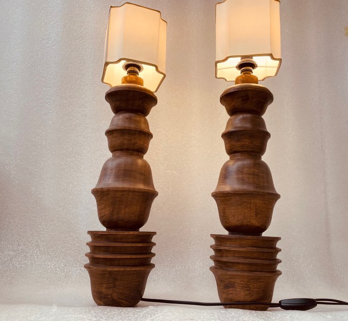 Fertini Casa - Lampe de table (2) - Bois