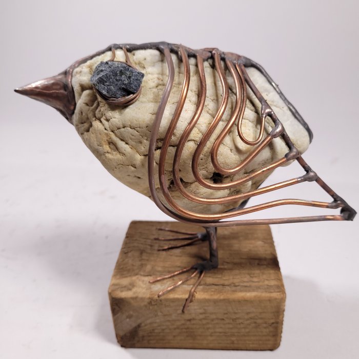 Jacek Drzymała (XX-XXI) - Handmade stone bird - No reserve