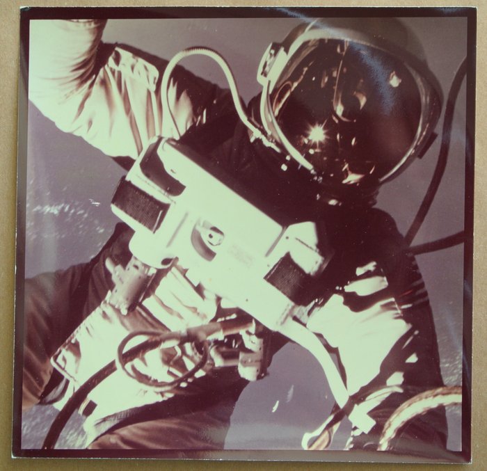 NASA - NASA Gemini IV Ed White in the space 1965 vintage C-print "a Kodak paper"
