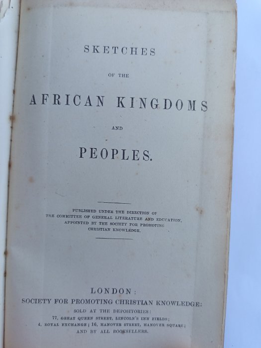 Anonyme - Sketches of the African Kingdoms and Peoples - 1870