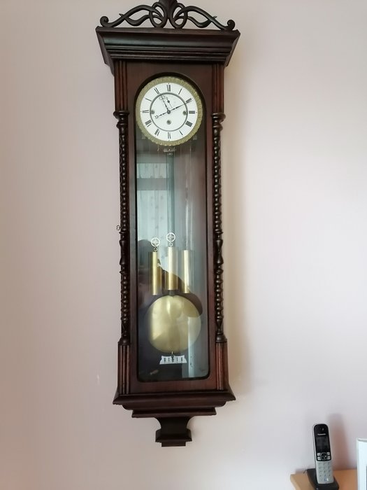 標準鐘 - Jan. Witt - V. Oüsti -   木材, 梣木 - 1850-1860