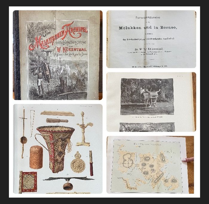 W. Kükenthal - Im Malayischen Archipel. Eine Forschungsreise in den Molukken und in Borneo, im Auftrage der - 1896