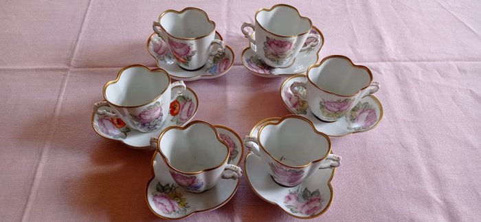 Limoges, Giraud - 整套茶具 (6) - 瓷器