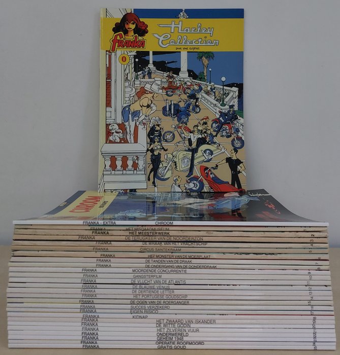 Franka - Nr. 1 t/m 25 + Harley Collection + Chroom - Complete Reeks - 27 Album - Első kiadás - 1978/2021