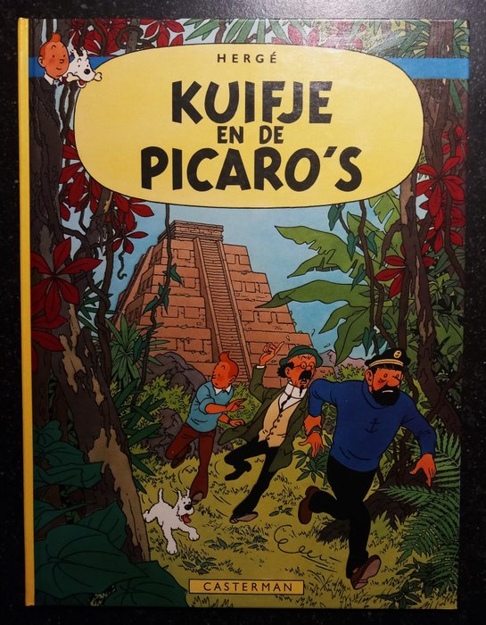 Kuifje 23 - Kuifje en de Picaro's - 1 Album - 第一版 - 1976