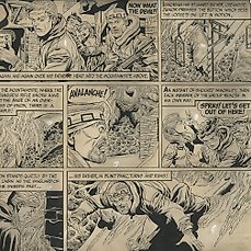 George Wunder - 1 Published artwork - Terry and the Pirates - 1964 Comic Art