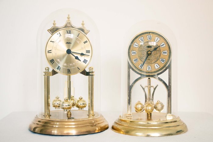 壁爐鐘 - 週年紀念時鐘 - Haller - 塑料, 水晶, 黃銅 - 1990-2000