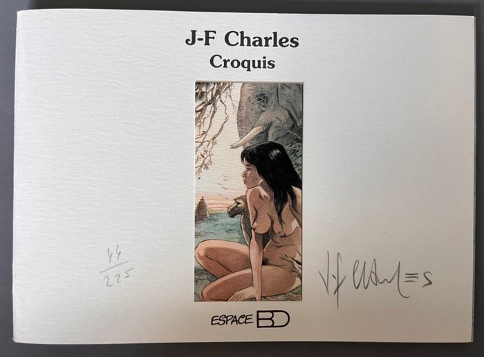 J.F. Charles - Carnet croquis J-F Charles - 1 Album - 第一版 - 2002