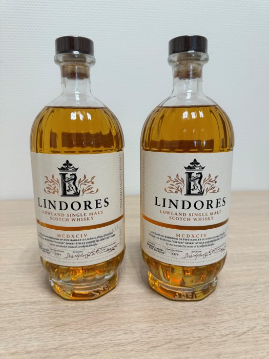 Lindores - Commemorative First Release - MCDXCIV - Original bottling  - 700 毫升 - 2 瓶