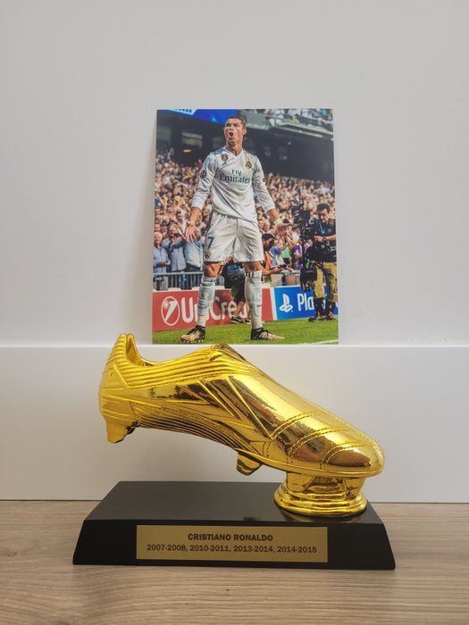 Cristiano Ronaldo - Scarpa d'Oro + Fotografia CR7/Real Madrid 