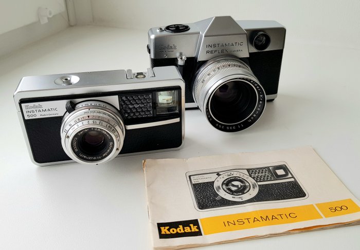 Kodak Instamatic 500 en Instamatic Reflex Analóg fényképezőgép