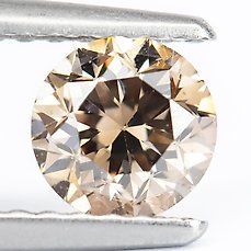 Diamant – 0.61 ct – Natural Fancy Yellowish Brown – VS2 *NO RESERVE*