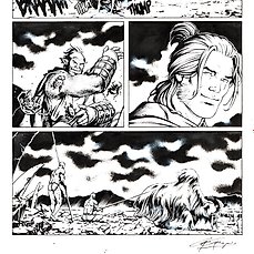Gregorini, Gianluigi - 1 Original page - Dragonero #11 - La Regina degli Algenti - 2014 Comic Art