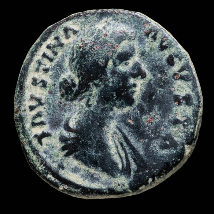 罗马帝国. Faustina II (Augusta, AD 147-175). As Rome - FECVNDITAS  (没有保留价)