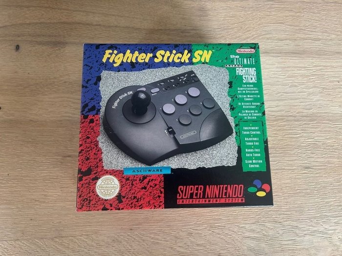 Nintendo - Fighter Stick Super Nintendo - Snes - Video game (1) - In original box