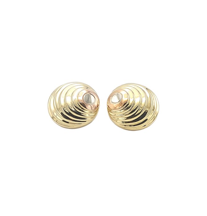 耳環 - 18 克拉 玫瑰金, 白金, 黃金 