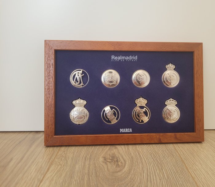 Real Madrid White Gold Shields Collection 