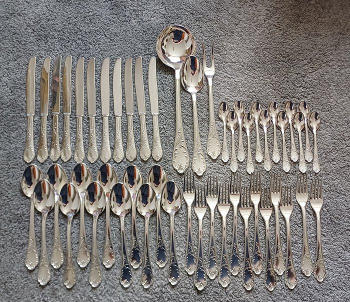Cutlery set (51) - Silver-plated