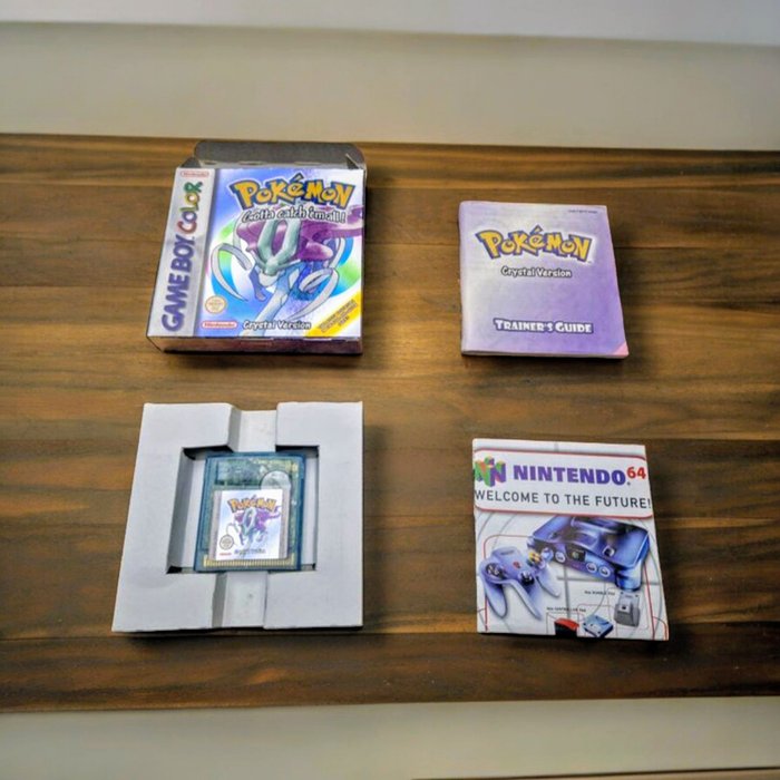 Nintendo - Pokemon Crystal - Gameboy Color - Przenośna konsola do gier (1) - W oryginalnym pudełku