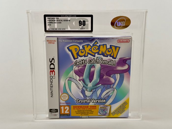 Nintendo - 3DS - Pokemon Crystal - Sealed Graded original High rating NEW - Håndholdt videospill (1) - I original forseglet eske