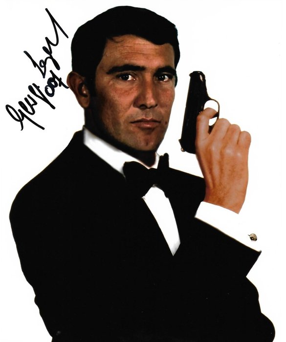 James Bond 007: On Her Majesty’s Secret Service - George Lazenby Autographed Photo with b'bc COA.
