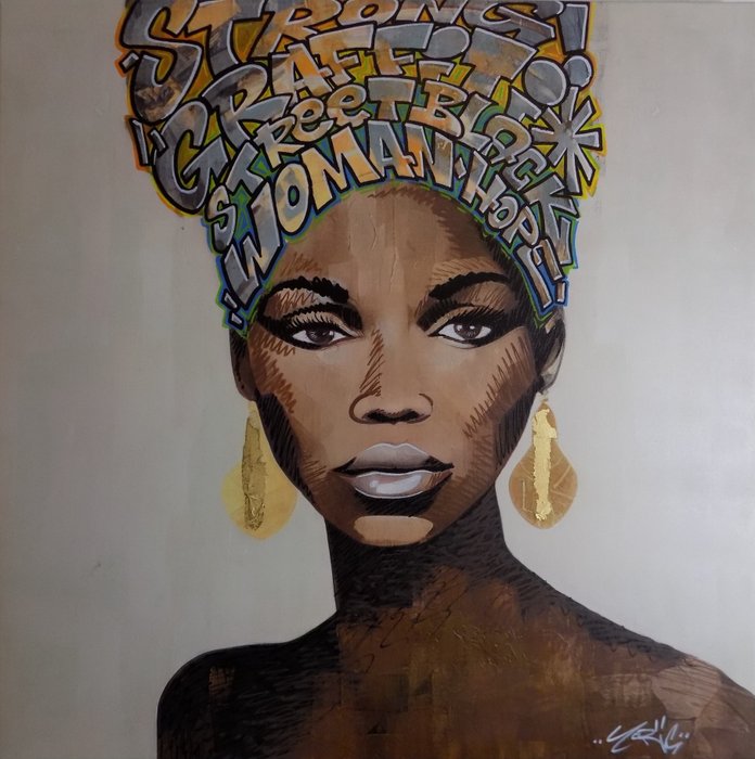 Yoris (1988) - Boho African Woman Graffiti