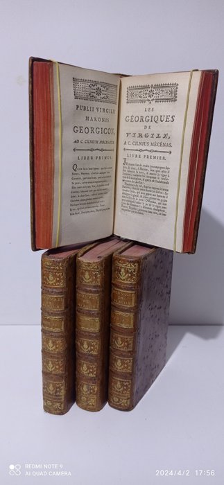 Virgile - Les Œuvres de Virgile [latin- français] - 1770