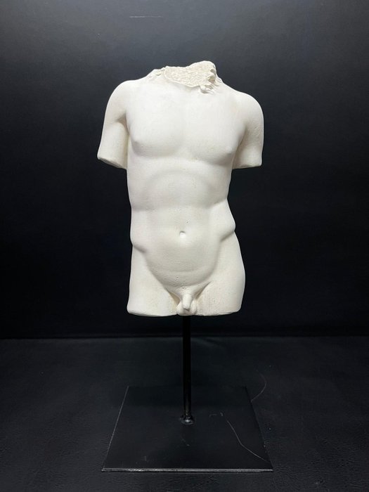 雕刻, Torso di un'atleta romano - 38 cm - 大理石粉塵